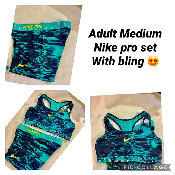 Nike pro set with bling - Picture 1 of 4